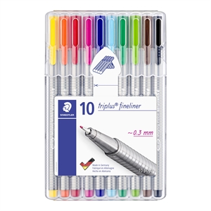 Staedtler Fineliner Triplus 0,3mm Sortiment (10)